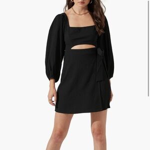 Astr Black Mini Skirt